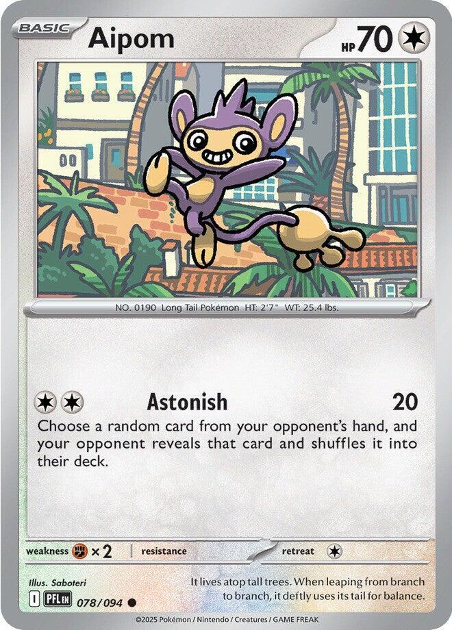 Aipom 078/094 (ME02: Phantasmal Flames)  - Reverse Holofoil | Good Games Adelaide SA