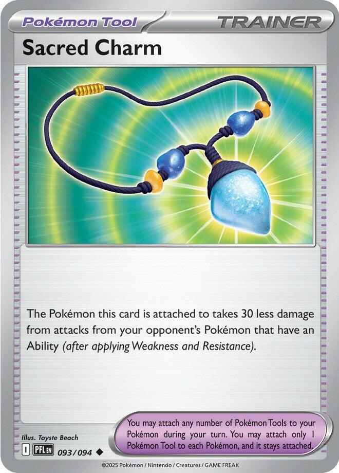 Sacred Charm 093/094 (ME02: Phantasmal Flames)  - Reverse Holofoil | Good Games Adelaide SA