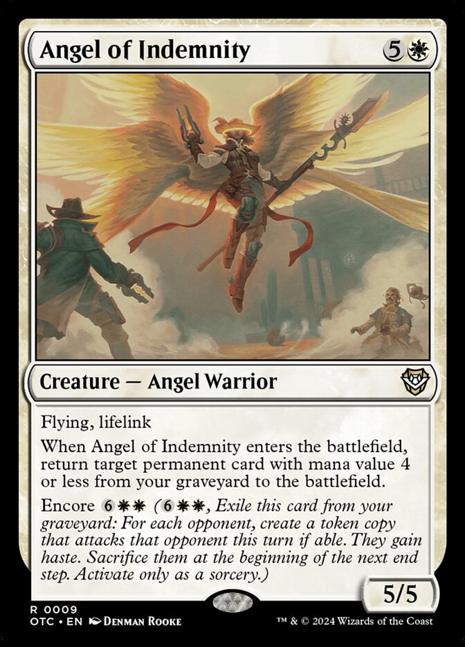 Angel of Indemnity 9 (Commander: Outlaws of Thunder Junction)  | Good Games Adelaide SA