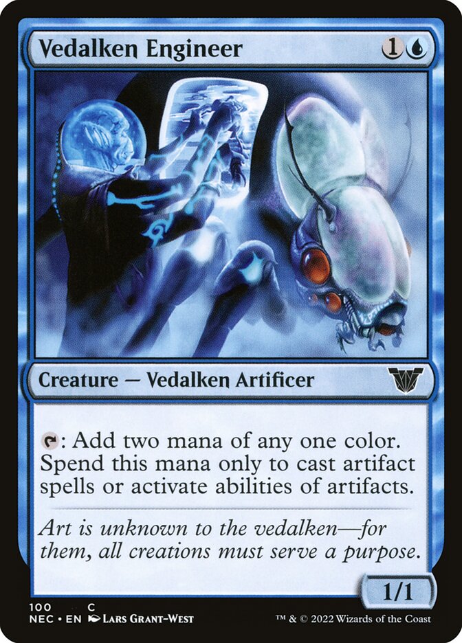 Vedalken Engineer 100 (Commander: Kamigawa: Neon Dynasty)  | Good Games Adelaide SA