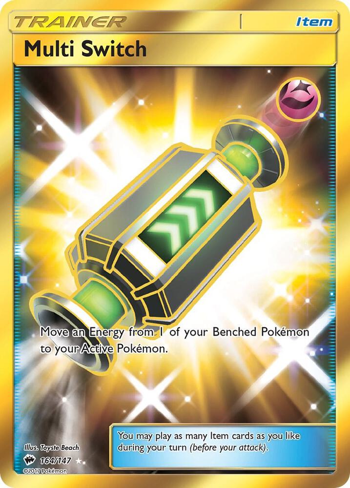 Multi Switch Secret 164/147 (SM - Burning Shadows)  - Holofoil | Good Games Adelaide SA