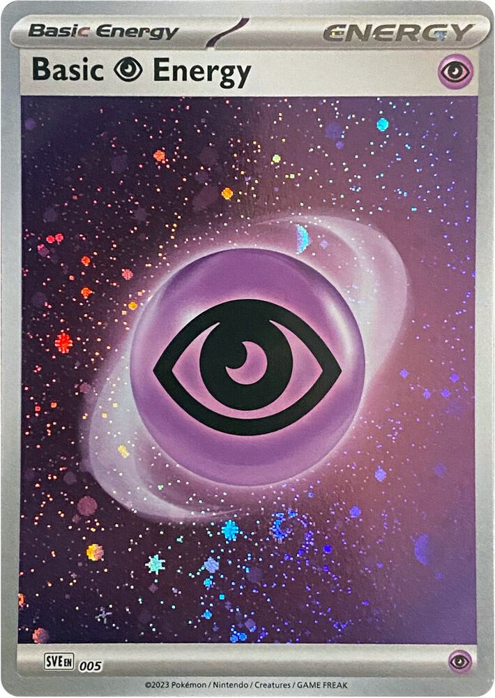 Basic Psychic Energy 005 (SVE: Scarlet & Violet Energies)  - Holofoil | Good Games Adelaide SA