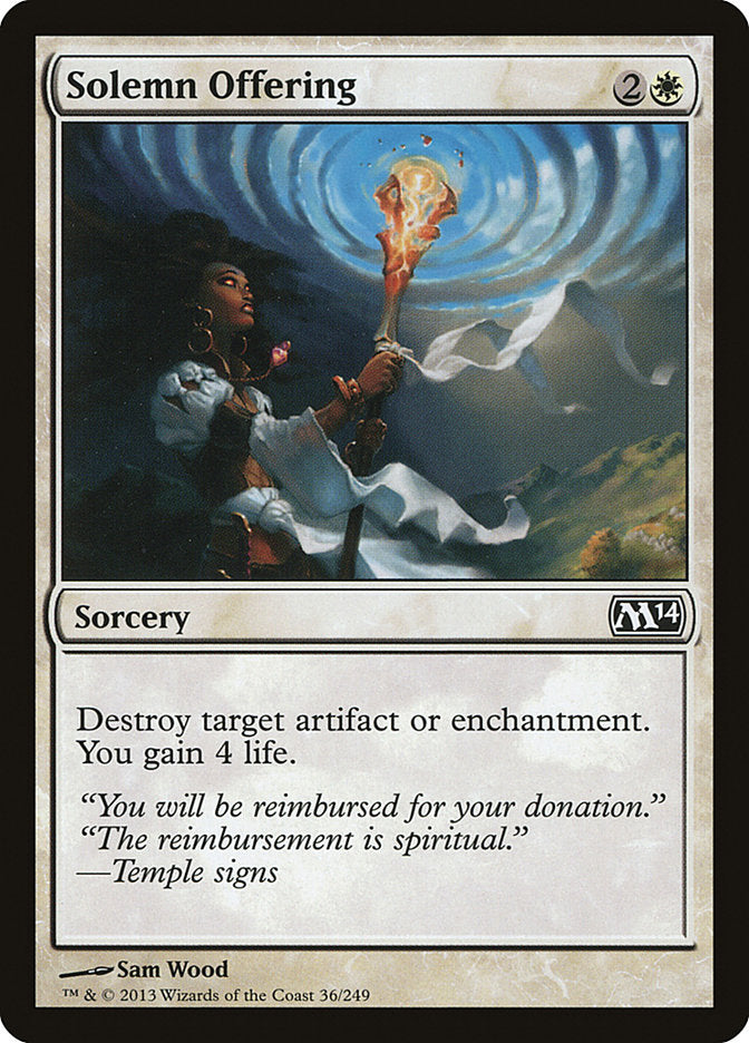 Solemn Offering 36 (Magic 2014 (M14))  | Good Games Adelaide SA