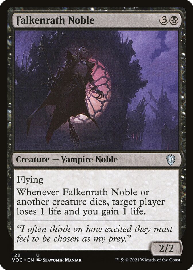 Falkenrath Noble 128 (Commander: Innistrad: Crimson Vow)  | Good Games Adelaide SA