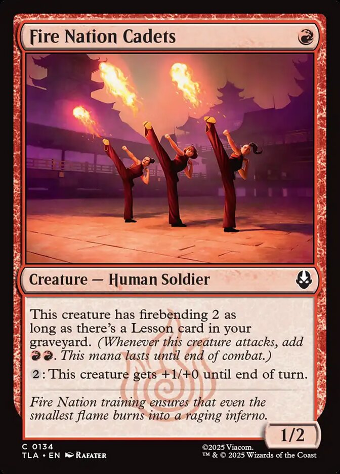 Fire Nation Cadets 134 (Avatar: The Last Airbender)  - Foil | Good Games Adelaide SA