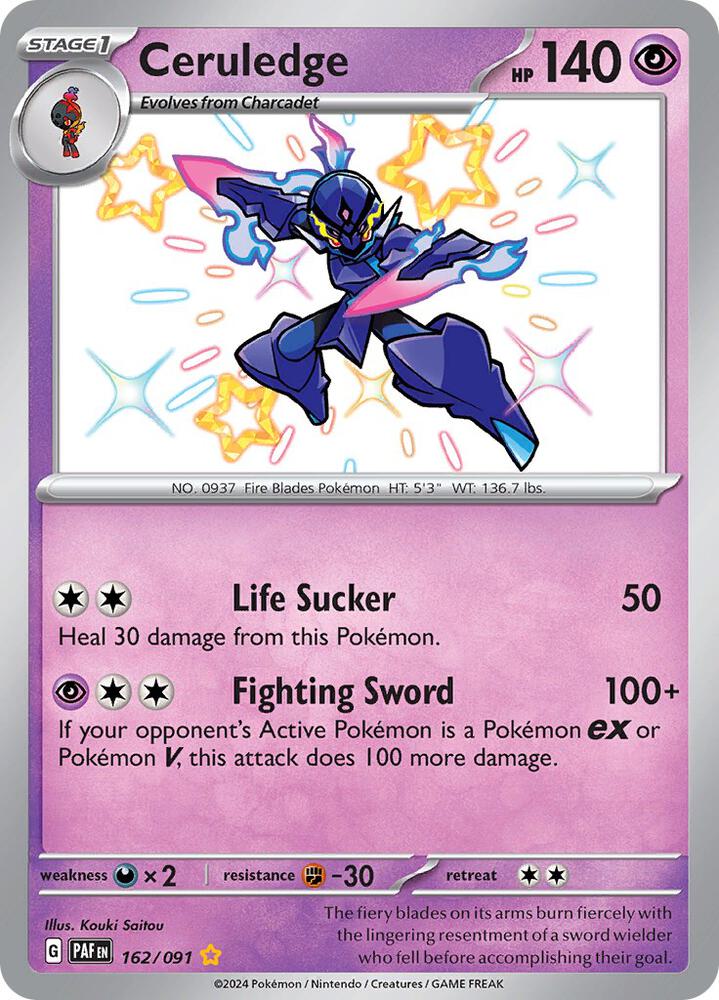 Ceruledge 162/091 (SV: Paldean Fates)  - Holofoil | Good Games Adelaide SA