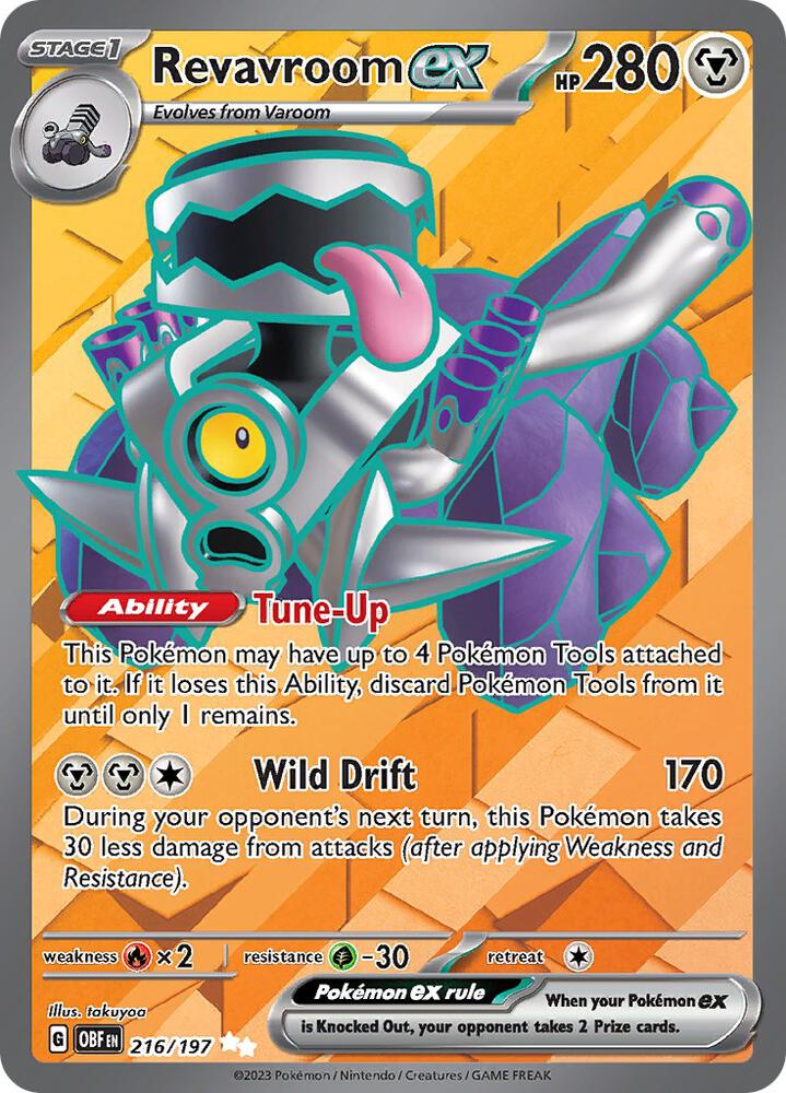 Revavroom ex 216/197 (SV03: Obsidian Flames)  - Holofoil | Good Games Adelaide SA