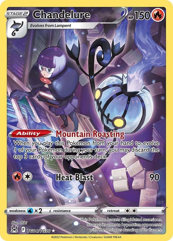 Chandelure TG04/TG30 (SWSH11: Lost Origin Trainer Gallery)  - Holofoil | Good Games Adelaide SA