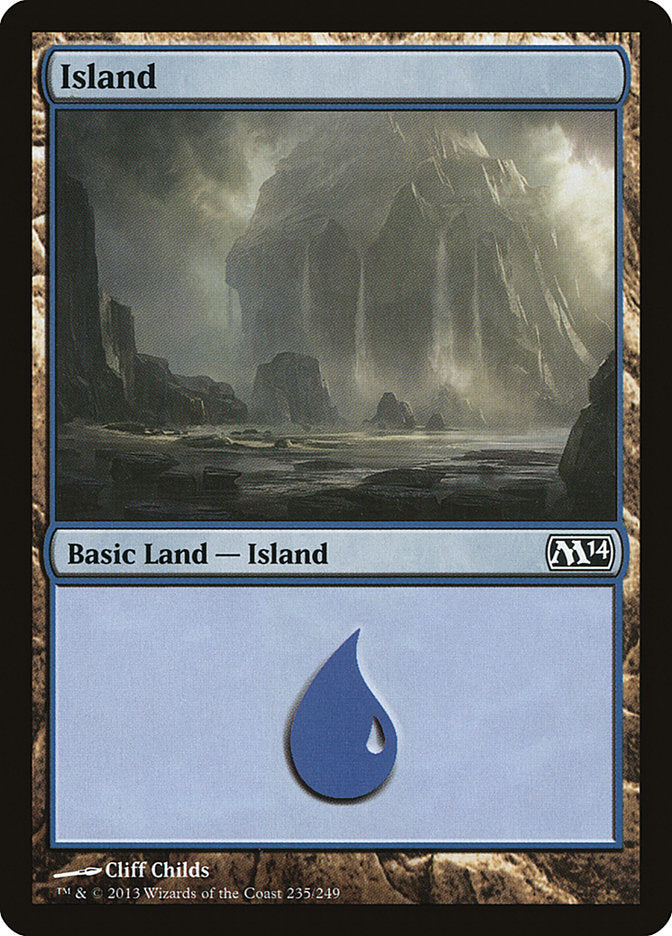 Island 235 (Magic 2014 (M14))  - Foil | Good Games Adelaide SA