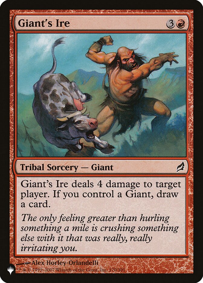 Giant's Ire 170/301 (The List Reprints)  | Good Games Adelaide SA