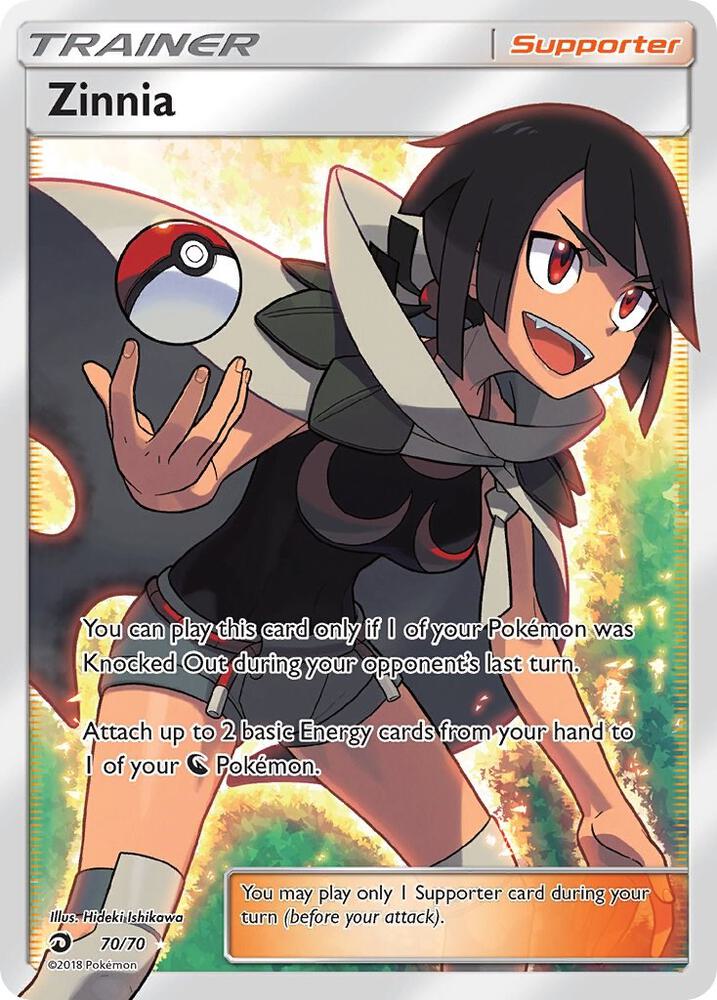 Zinnia Full Art 70/70 (Dragon Majesty)  - Holofoil | Good Games Adelaide SA