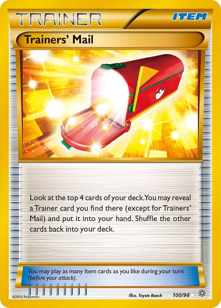 Trainers Mail Secret 100/98 (XY - Ancient Origins)  - Holofoil | Good Games Adelaide SA
