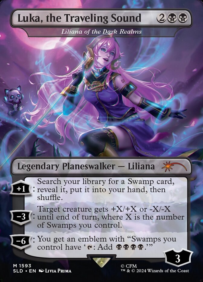 Luka the Traveling Sound Liliana of the Dark Realms 1593 (Secret Lair Drop Series)  | Good Games Adelaide SA