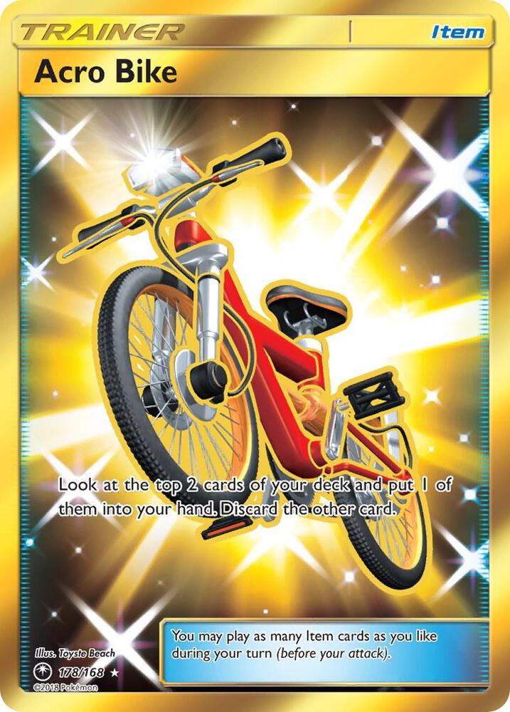 Acro Bike Secret 178/168 (SM - Celestial Storm)  - Holofoil | Good Games Adelaide SA