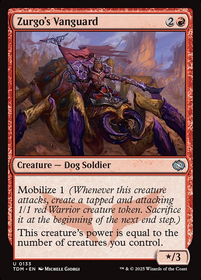 Zurgo's Vanguard 133 (Tarkir: Dragonstorm)  - Foil | Good Games Adelaide SA