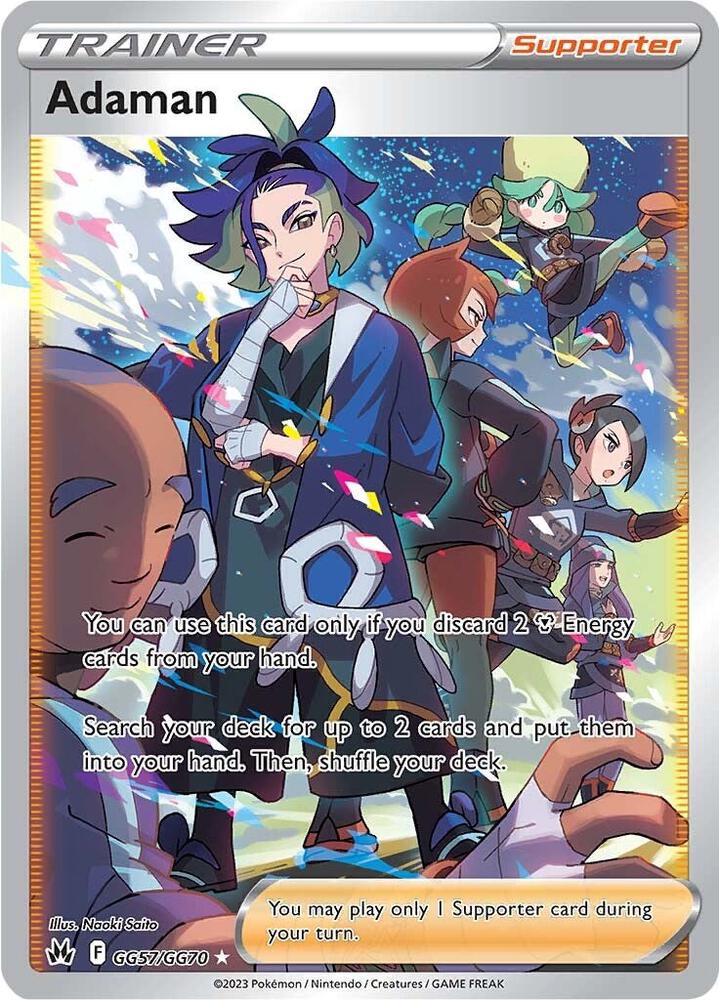 Adaman GG57/GG70 (Crown Zenith: Galarian Gallery)  - Holofoil | Good Games Adelaide SA