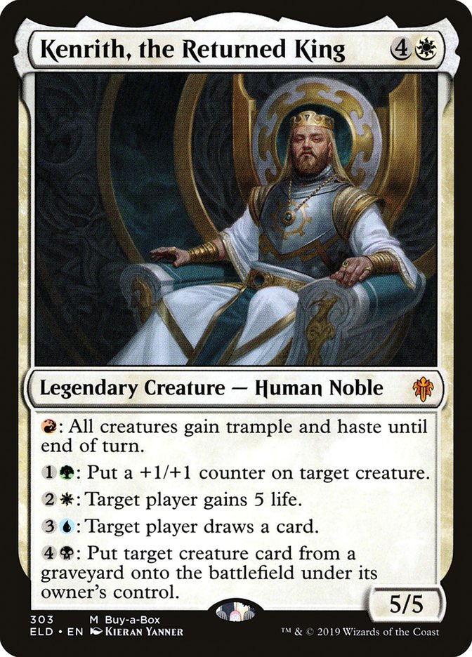 Kenrith the Returned King 303 (Buy-A-Box Promos)  - Foil | Good Games Adelaide SA