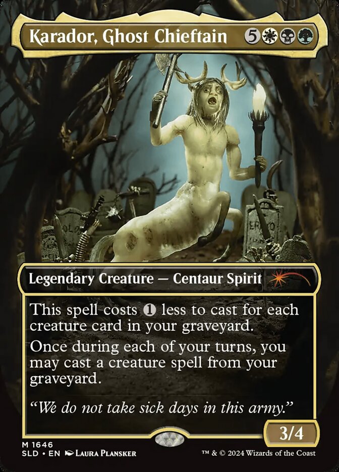 Karador, Ghost Chieftain 1646 (Secret Lair Drop Series)  | Good Games Adelaide SA