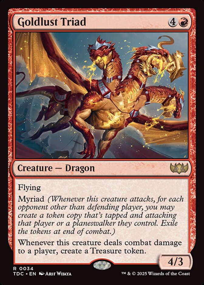 Goldlust Triad 34 (Commander: Tarkir: Dragonstorm)  | Good Games Adelaide SA