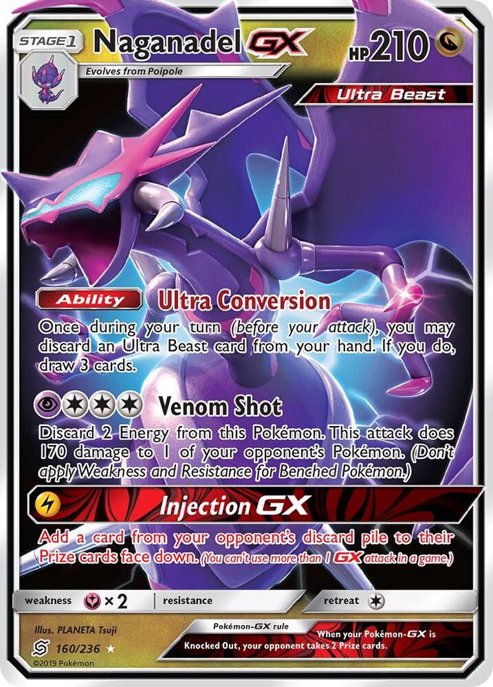 Naganadel GX 160/236 (SM - Unified Minds)  - Holofoil | Good Games Adelaide SA