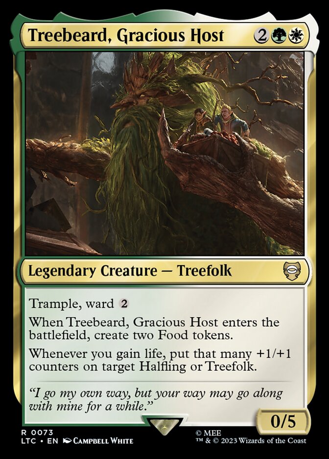 Treebeard, Gracious Host 73 (Commander: The Lord of the Rings: Tales of Middle-earth)  | Good Games Adelaide SA