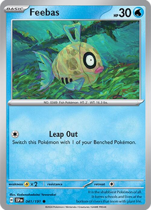 Feebas 041/191 (SV08: Surging Sparks)  | Good Games Adelaide SA