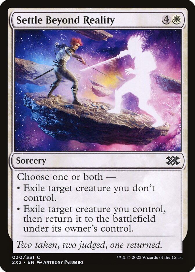Settle Beyond Reality 30 (Double Masters 2022)  - Foil | Good Games Adelaide SA