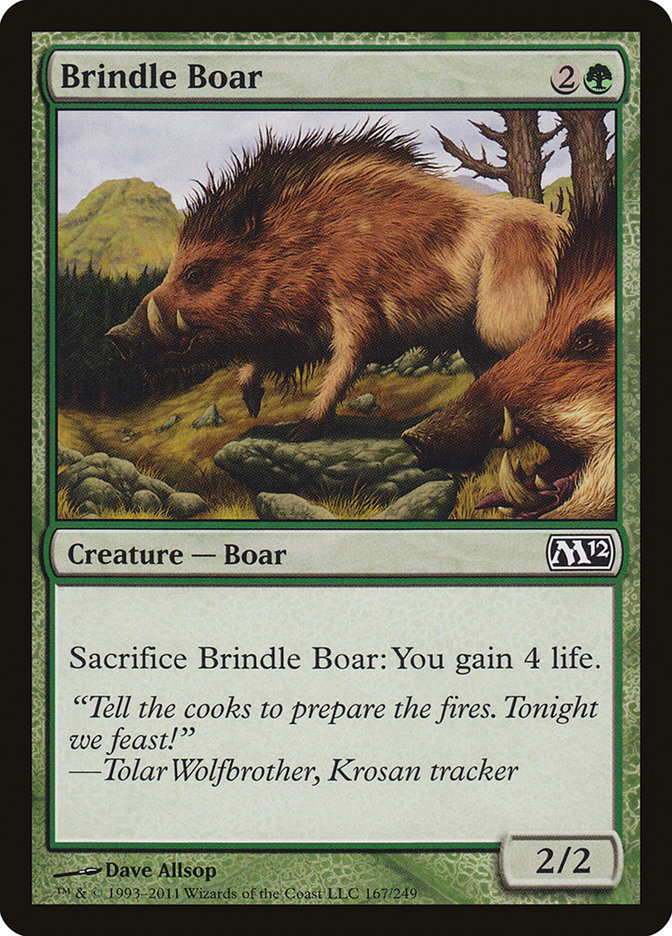 Brindle Boar 167 (Magic 2012 (M12))  | Good Games Adelaide SA