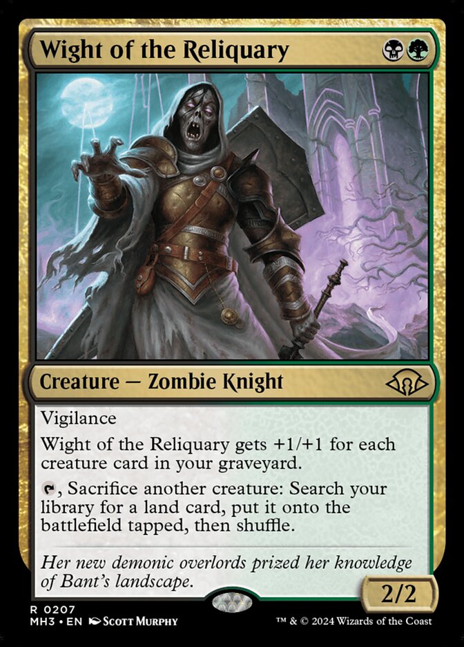 Wight of the Reliquary 207 (Modern Horizons 3)  - Foil | Good Games Adelaide SA