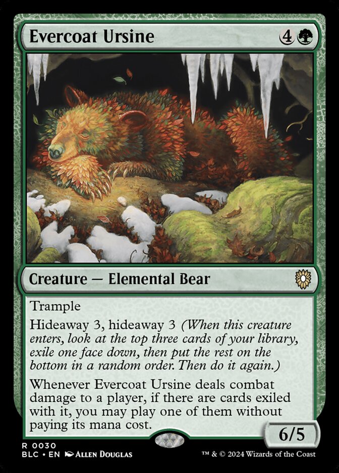 Evercoat Ursine 30 (Commander: Bloomburrow)  | Good Games Adelaide SA