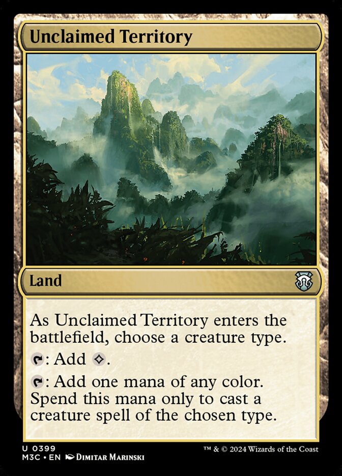Unclaimed Territory 399 (Commander: Modern Horizons 3)  | Good Games Adelaide SA