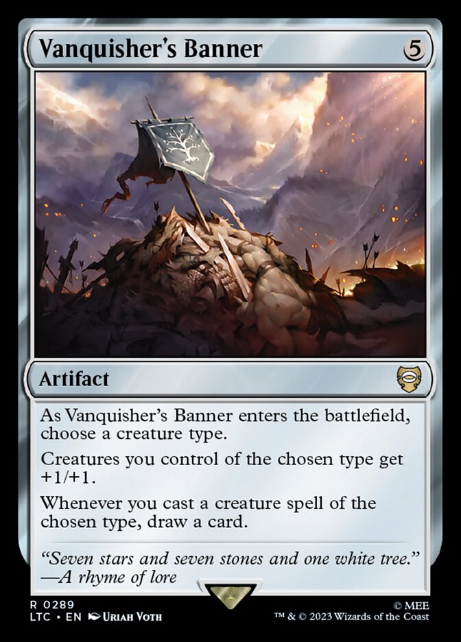 Vanquisher's Banner 289 (Commander: The Lord of the Rings: Tales of Middle-earth)  | Good Games Adelaide SA