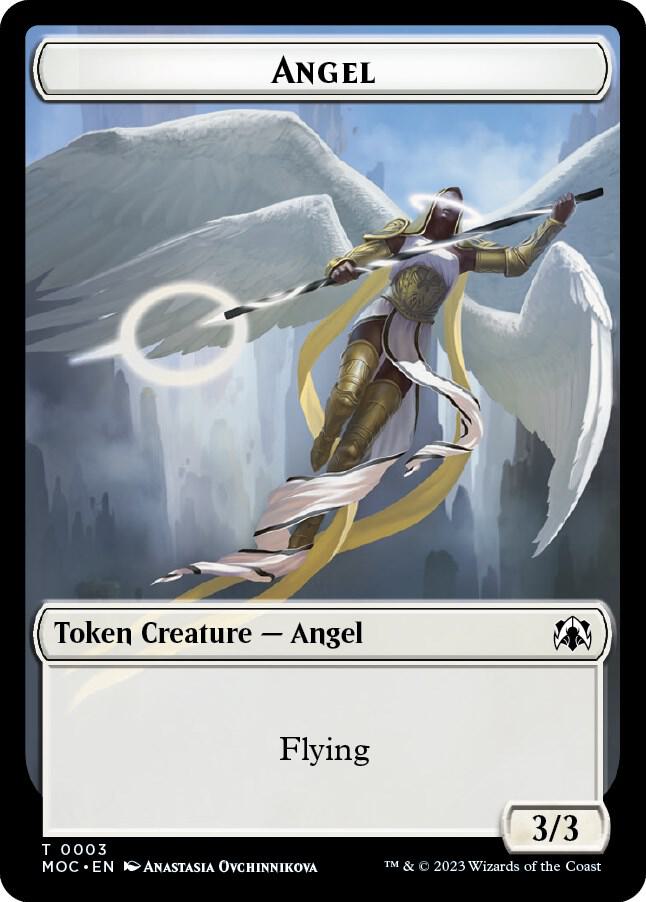 Angel Demon Double Sided Token 3 // 18 (Commander: March of the Machine)  | Good Games Adelaide SA