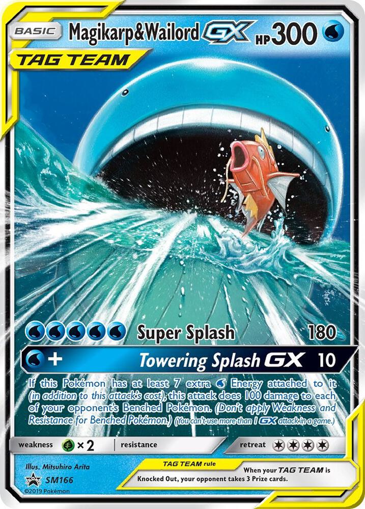 Magikarp and Wailord GX SM166 (SM Promos)  - Holofoil | Good Games Adelaide SA