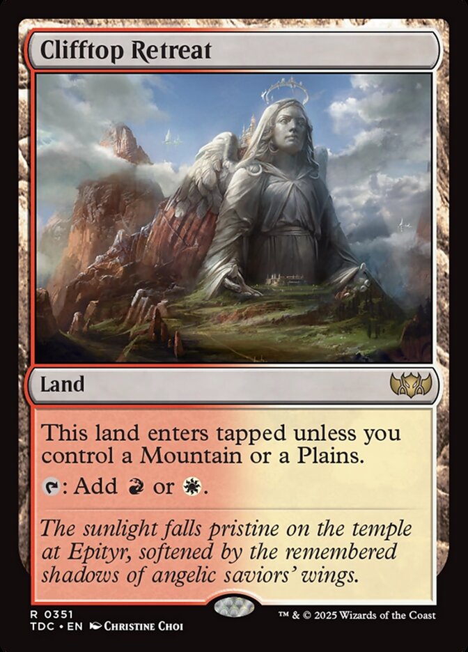 Clifftop Retreat 351 (Commander: Tarkir: Dragonstorm)  | Good Games Adelaide SA