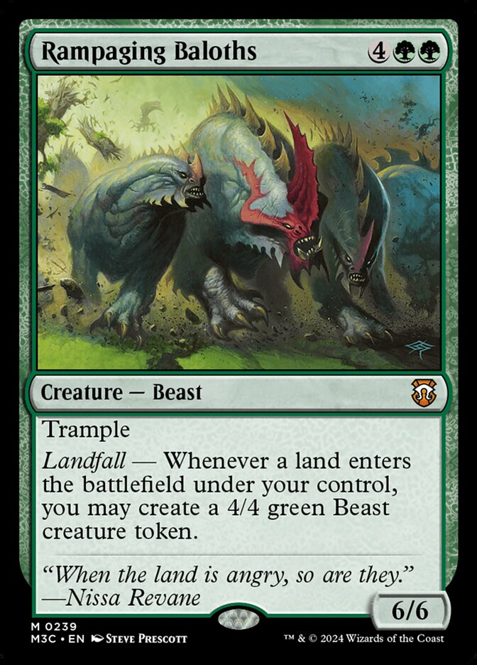 Rampaging Baloths 239 (Commander: Modern Horizons 3)  | Good Games Adelaide SA