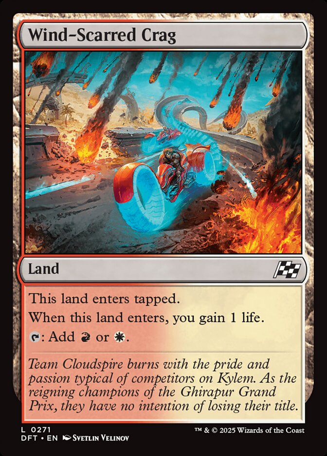 Wind-Scarred Crag 271 (Aetherdrift)  - Foil | Good Games Adelaide SA