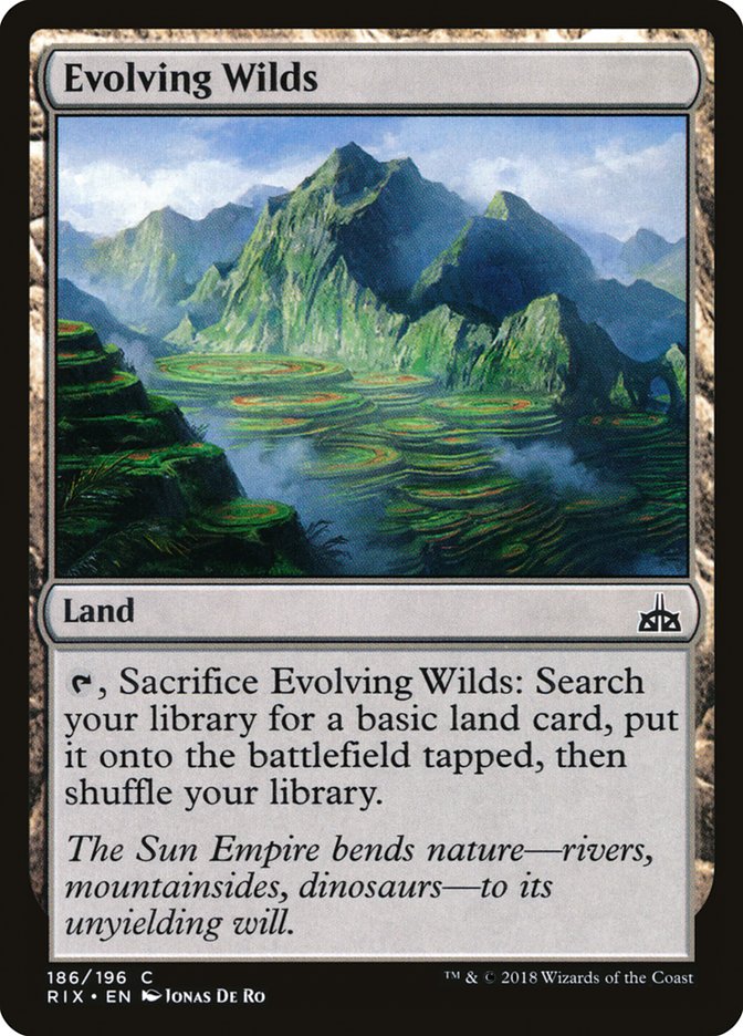 Evolving Wilds 186 (Rivals of Ixalan)  | Good Games Adelaide SA