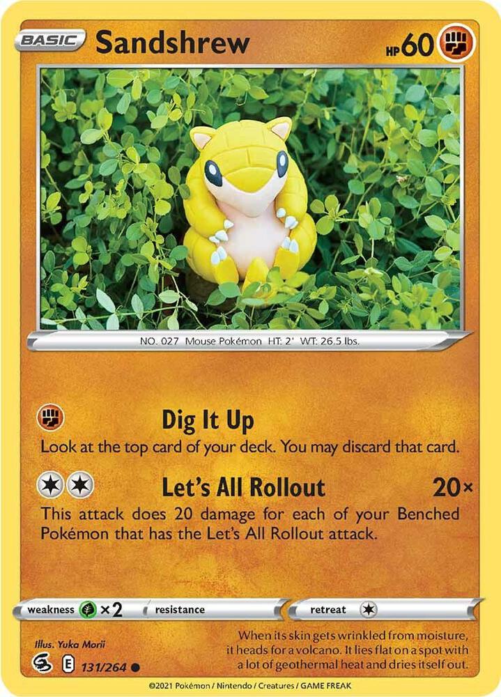 Sandshrew 131/264 (SWSH08: Fusion Strike)  | Good Games Adelaide SA