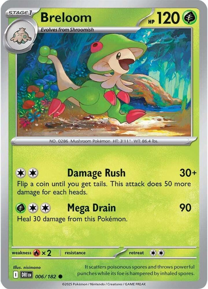 Breloom 006/182 (SV10: Destined Rivals)  | Good Games Adelaide SA