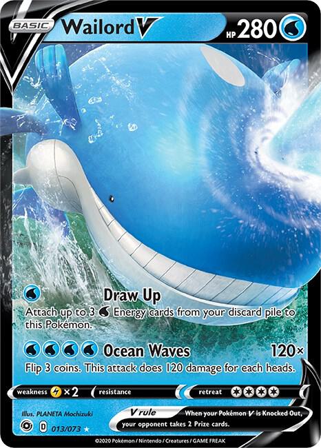 Wailord V 013/073 (Champion's Path)  - Holofoil | Good Games Adelaide SA