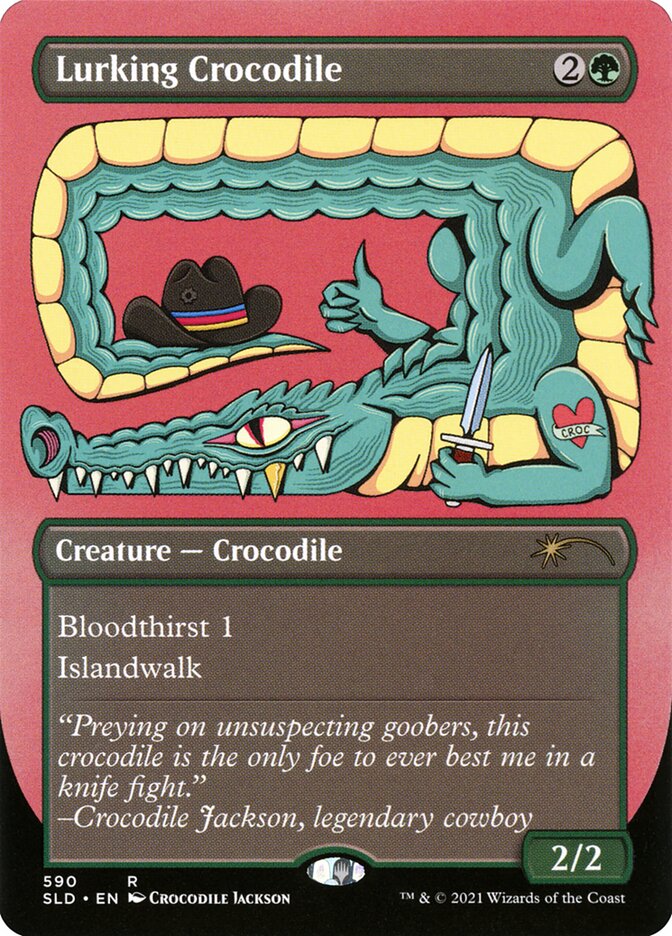 Lurking Crocodile 590 (Secret Lair Drop Series)  | Good Games Adelaide SA