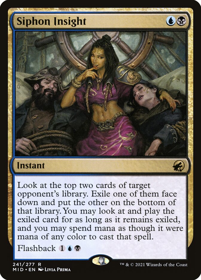 Siphon Insight 241 (Innistrad: Midnight Hunt)  - Foil | Good Games Adelaide SA