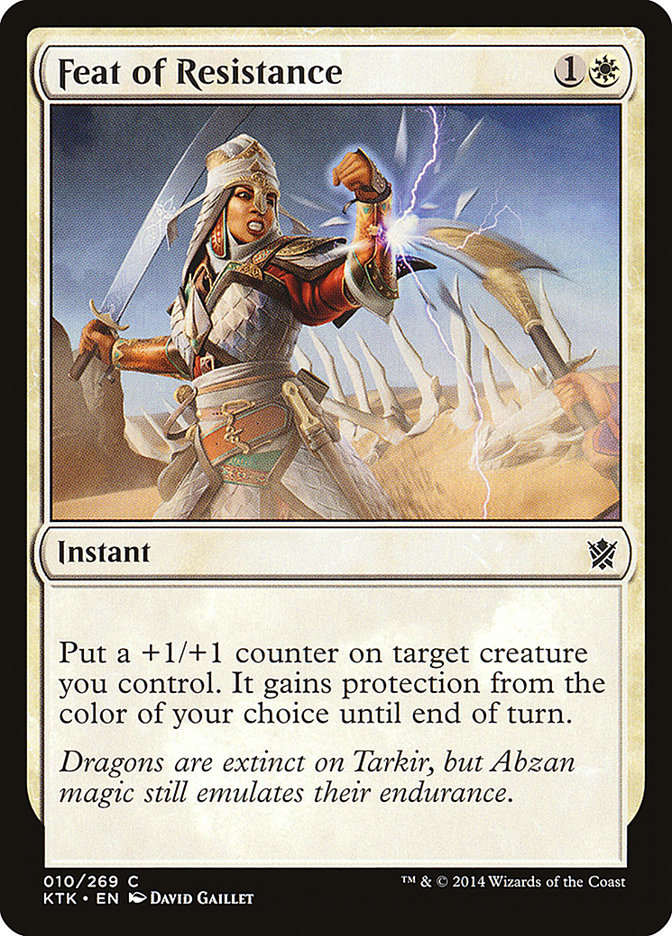Feat of Resistance 10 (Khans of Tarkir)  - Foil | Good Games Adelaide SA