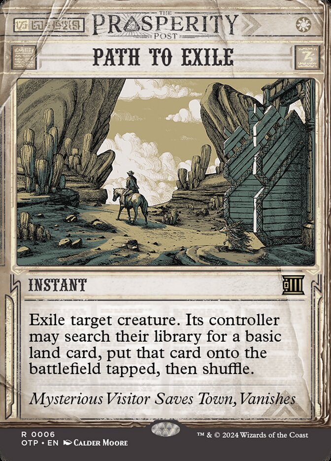 Path to Exile 6 (Outlaws of Thunder Junction: Breaking News)  - Foil | Good Games Adelaide SA
