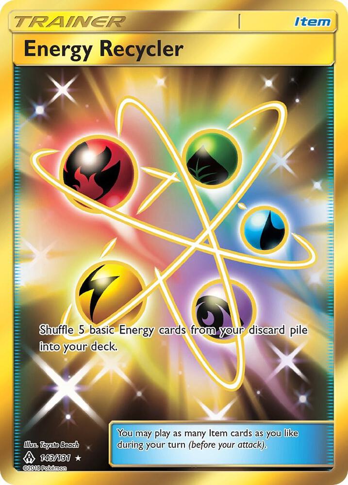 Energy Recycler Secret 143/131 (SM - Forbidden Light)  - Holofoil | Good Games Adelaide SA