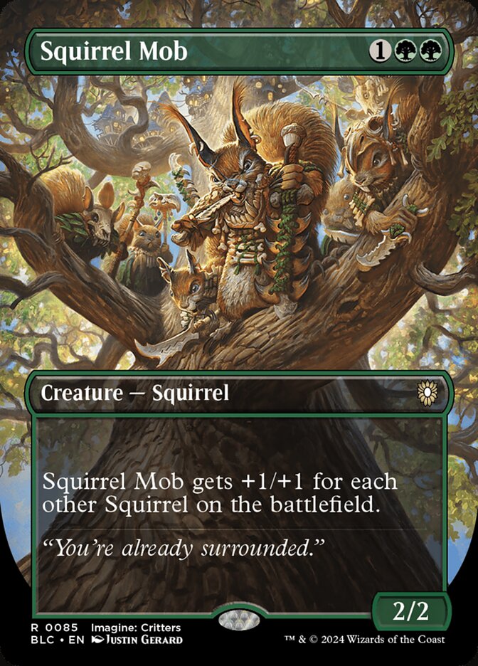 Squirrel Mob 85 (Commander: Bloomburrow)  | Good Games Adelaide SA