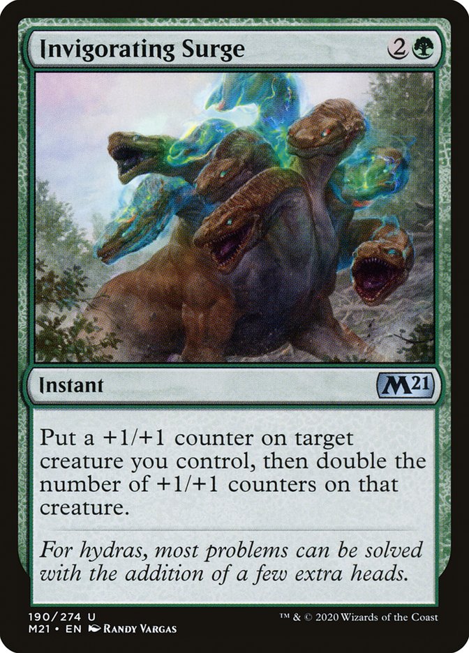 Invigorating Surge 190 (Core Set 2021)  - Foil | Good Games Adelaide SA