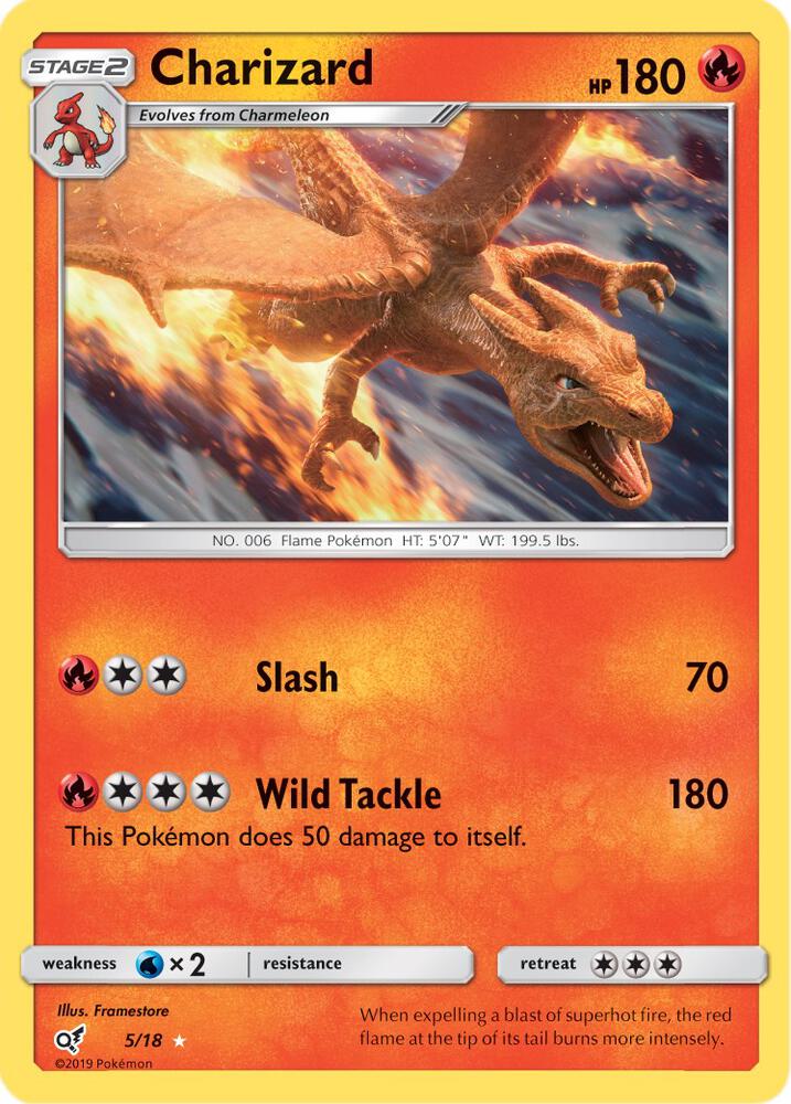 Charizard 5/18 (Detective Pikachu)  - Holofoil | Good Games Adelaide SA