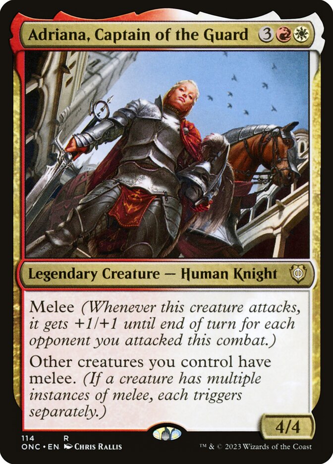 Adriana, Captain of the Guard 114 (Commander: Phyrexia: All Will Be One)  | Good Games Adelaide SA